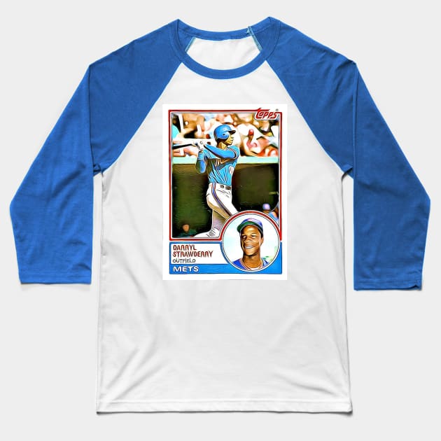 Darryl Strawberry: 1983 Flashback Champs Baseball T-Shirt by flashbackchamps